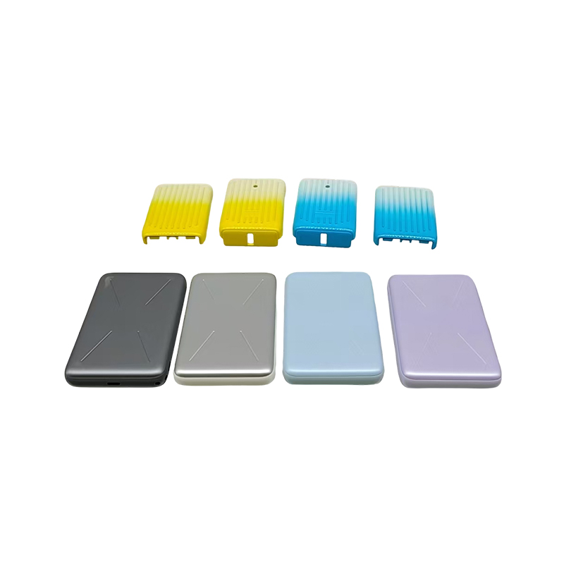 How can power bank shell molds achieve integrated molding of a non-slip texture and a hard frame?